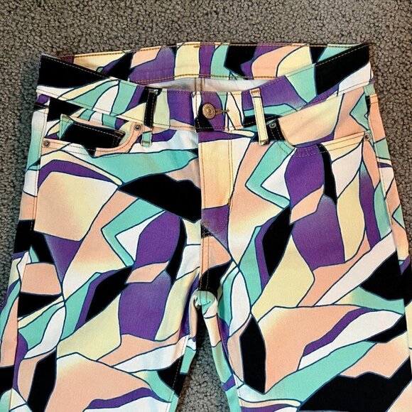 Rare Levi's OOOK  Sample Jeans  Never Mass Produced Modern Abstract Design - Picture 2 of 15